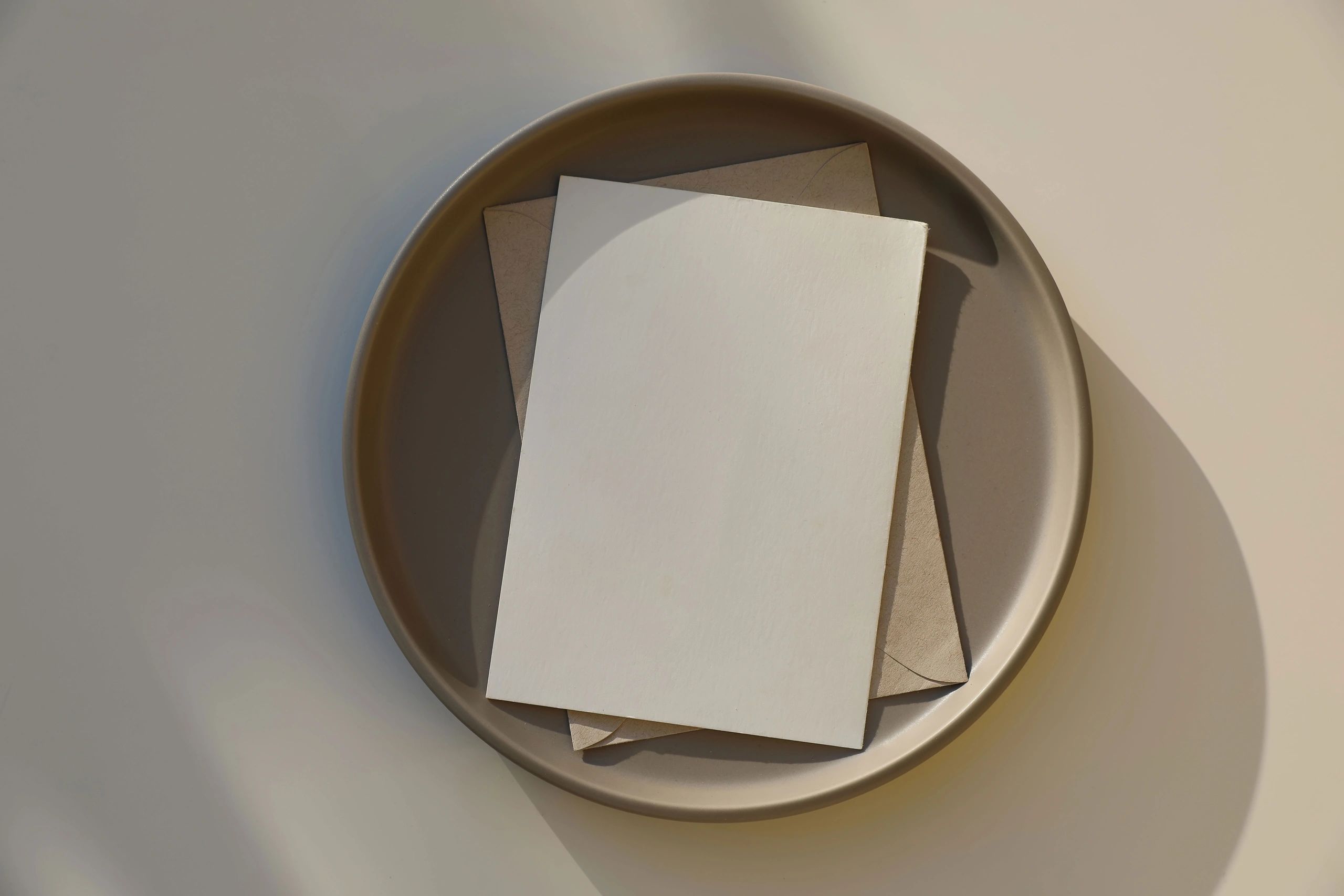 ScriptHaven gift-ready letter bundle packaging with greeting card—warm, elegant mockup.